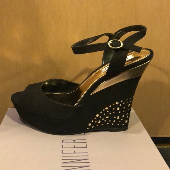 Jennifer Lopez Shoes - Black wedges